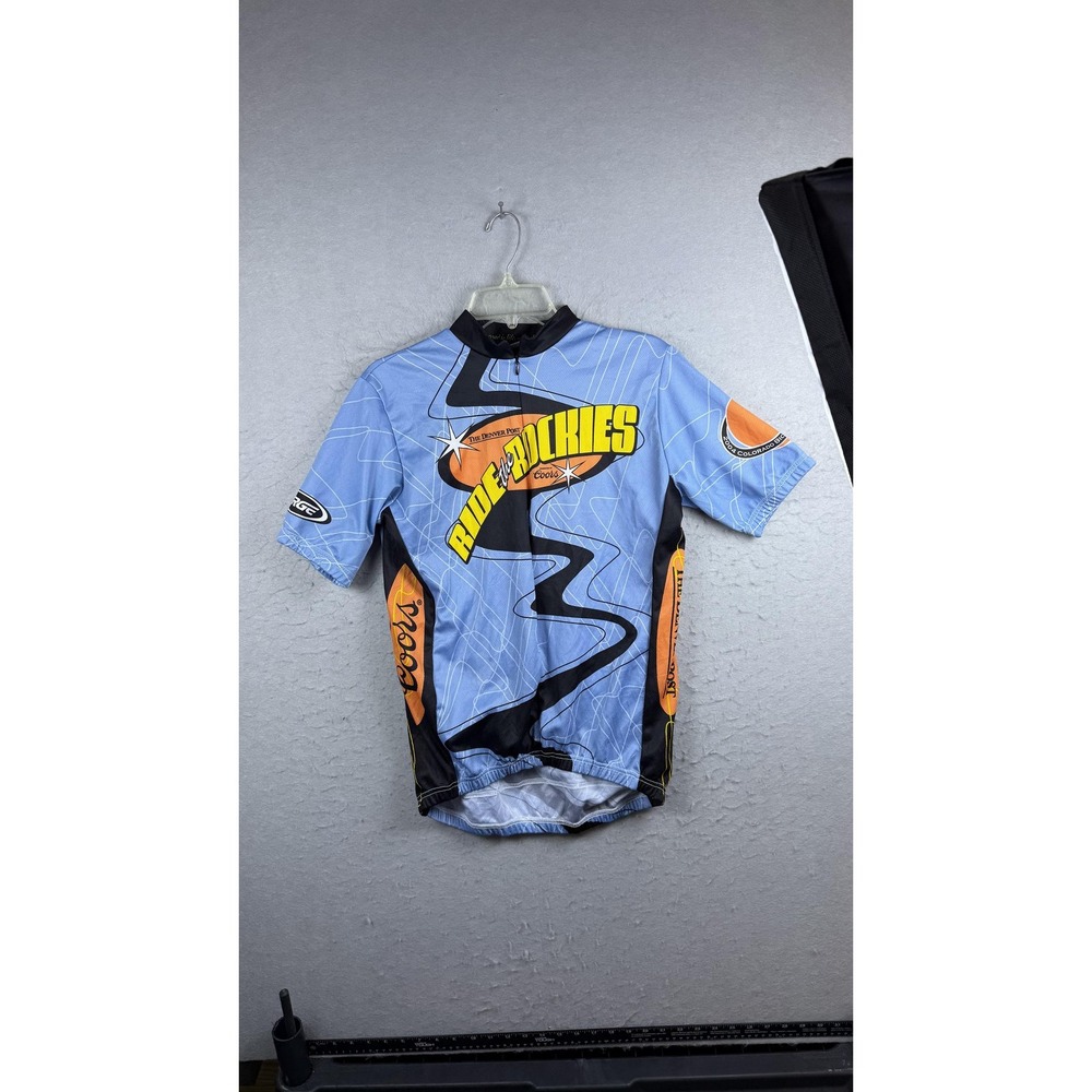Verge Sport Ride The Rockies Cycling Jersey Mens Medium Coors‎ 2004 Short Sleeve